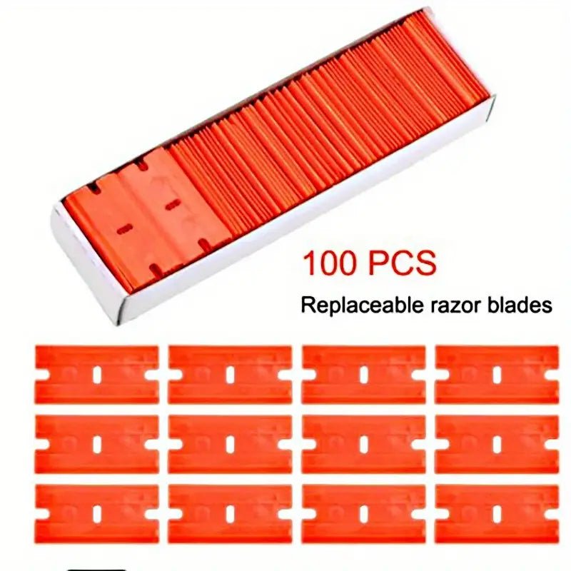 Plastic Razor Blades - 100pk