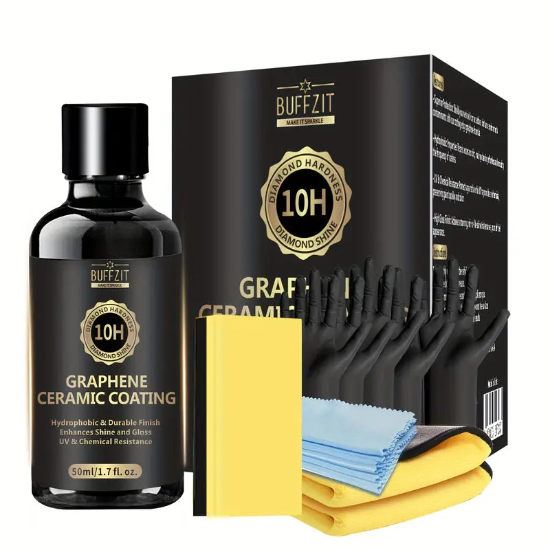 Graphene Ceramic Paint Sealant Kit 10H 50ml