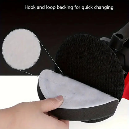 5pcs Hex Polishing Buffing Pads - 6" Face