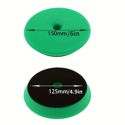 6" Polishing Pad Set - Hook and Loop 5pcs